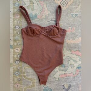 Sparkly mauve bodysuit from forever 21!